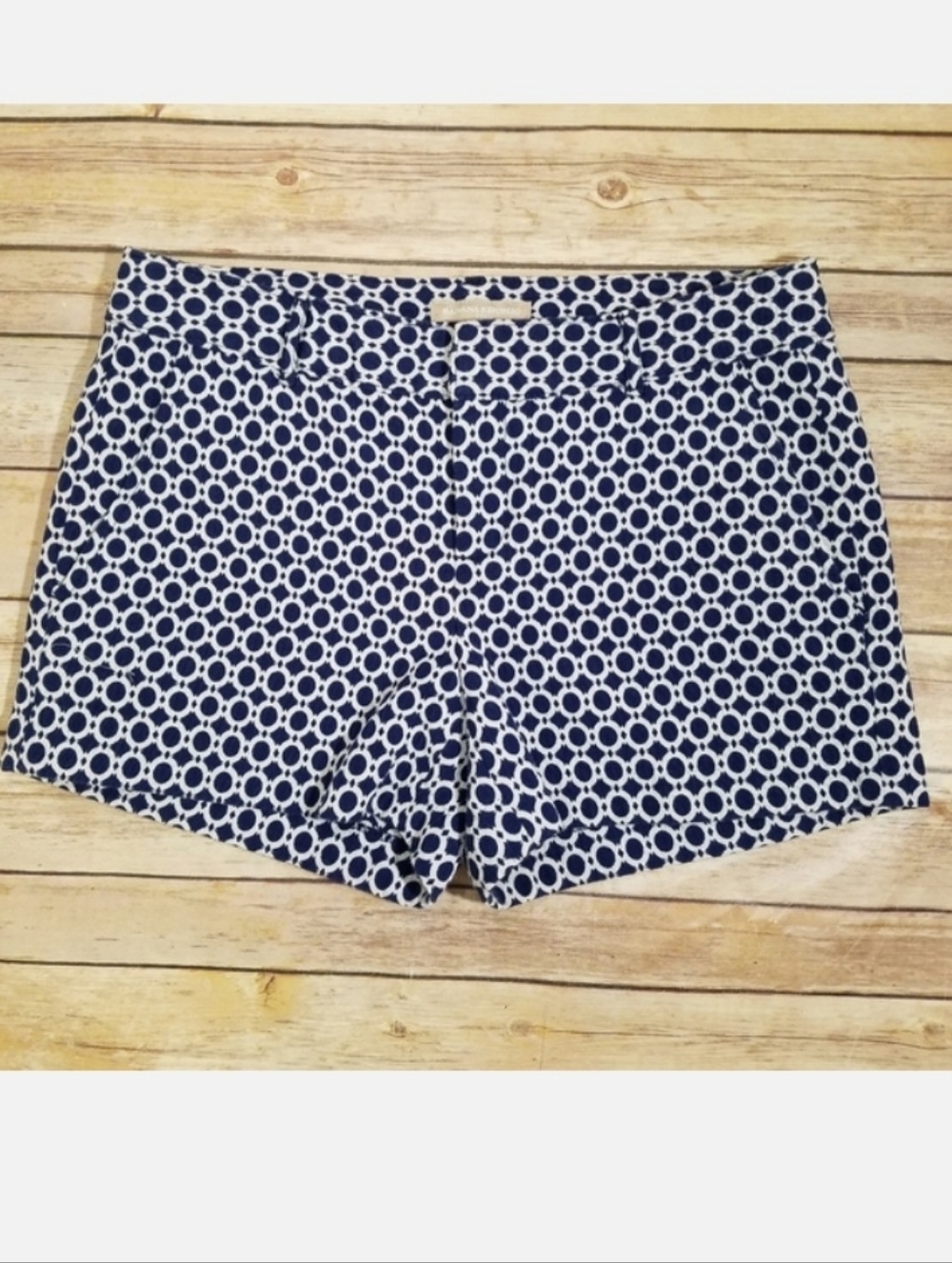 Banana Republic blue jacquard shorts 4